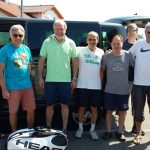Mannschaft Herren 60 bei der Abfahrt nach Bad Mergentheim